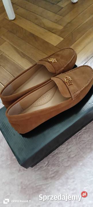 Okazja nowe mokasyny markowe Ralph Lauren Warszawa