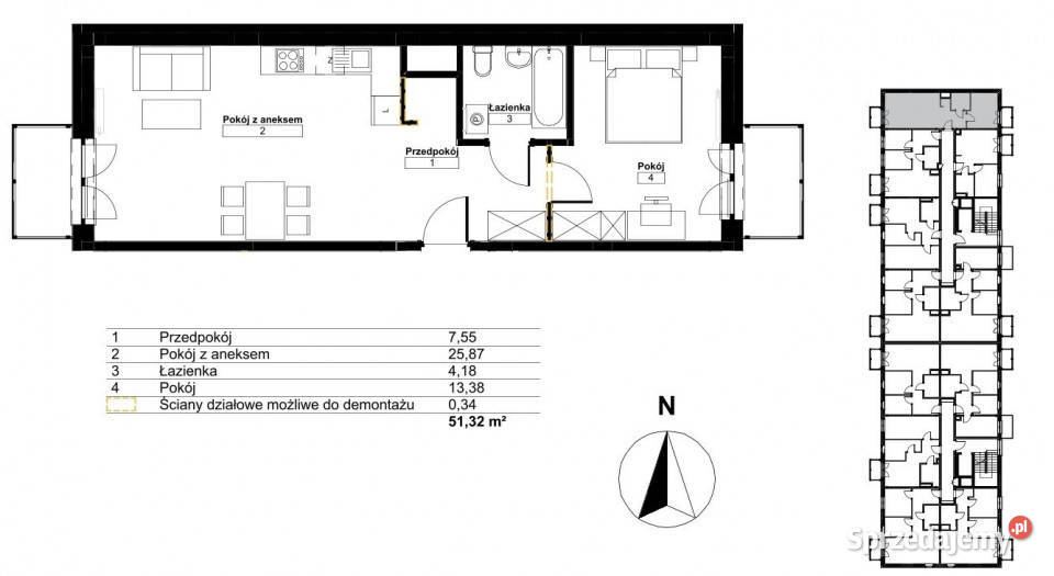 sprzedaży mieszkania Kraków 5132m2 2 pokoje