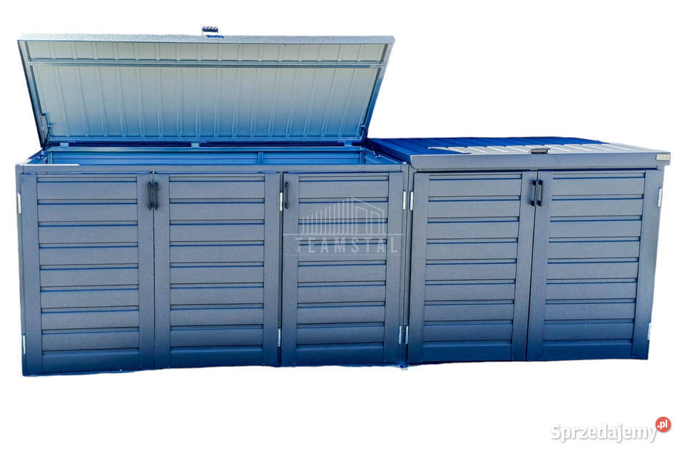 Zabudowa koszy na śmieci wiata obudowa Lubartów