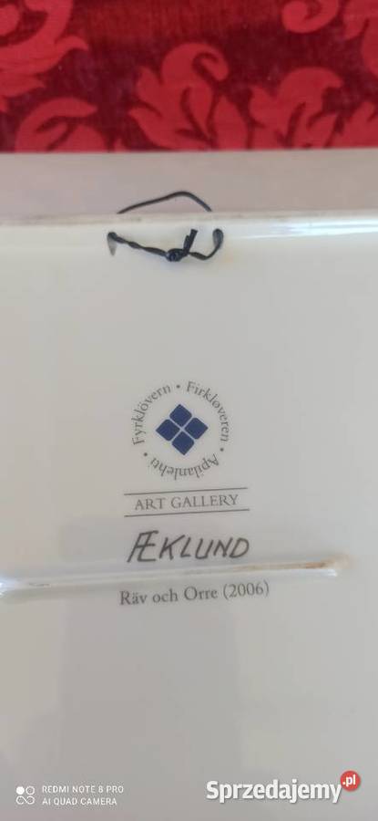 Olbrzymia Patera Lis i cietrzew
Syg F L Eklund pomorskie Gdańsk