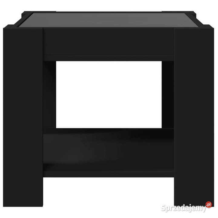 Stolik kawowy z LED czarny 53x53x45 WM847540 Warszawa sprzedam