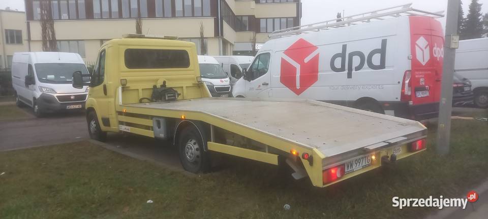 AUTOLAWETA Fiat Ducato 2018 23 177 Mały przebieg Warszawa