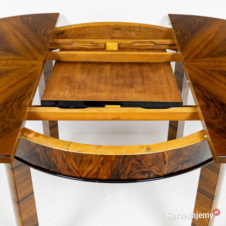 Okrągły Stół Art Deco Modernizm Lata 50 Vintage Swarzędz