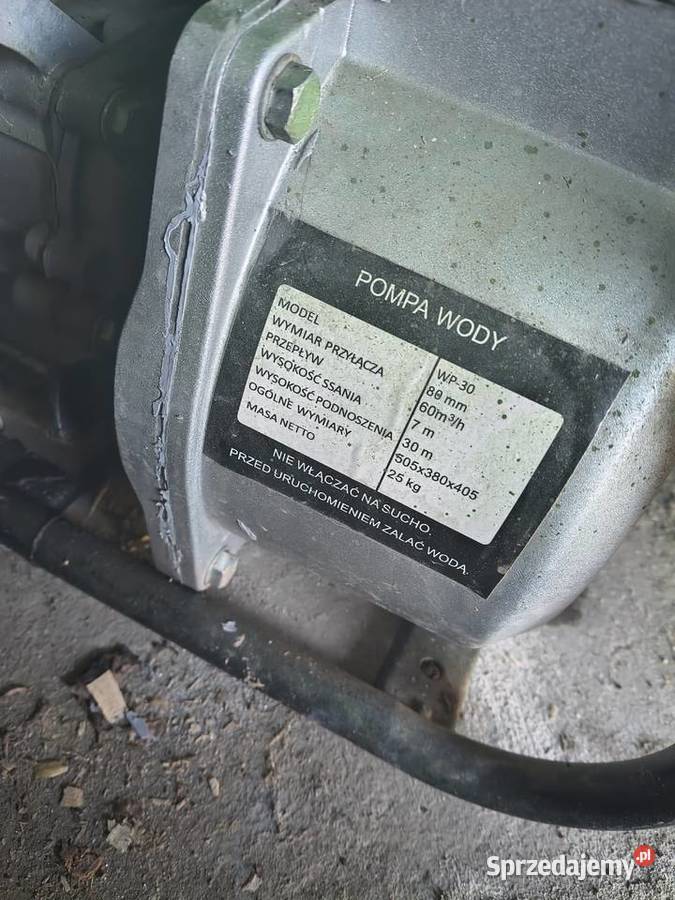 Pompa wody Agroma Krasnobród sprzedam