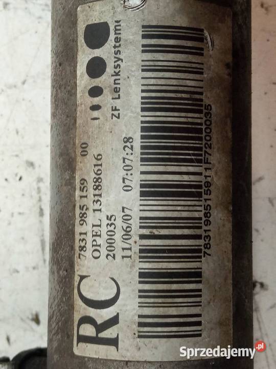 MAGLOWNICA PRZEKŁADNIA EUROPA ZAFIRA B osobowe świętokrzyskie sprzedam