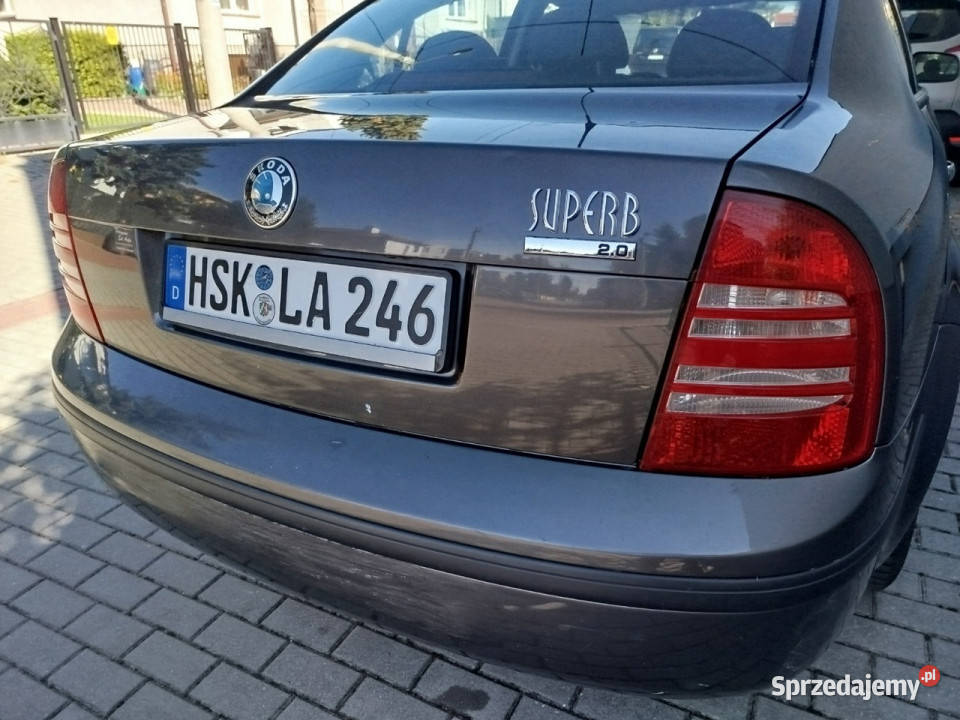 koda Superb 20 L MPI 8V Bez rdzy KLIMA OK import Sedan / Limuzyna kujawsko-pomorskie Toruń