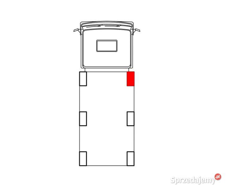 Słupek Blueline 600 mm DL przód prawy sprzedam