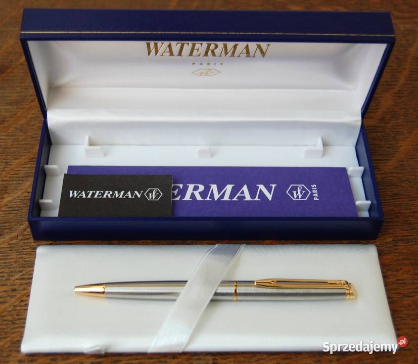 Długopis Waterman Hemisphere stal złoto vintage Biuro Lublin