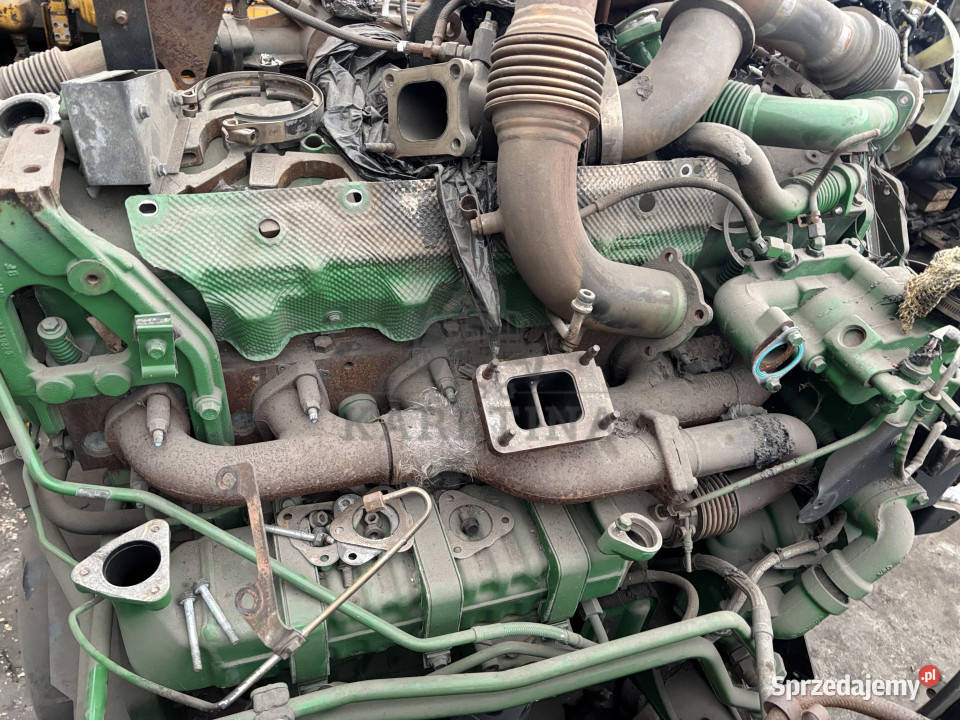 John Deere 6135RW405 Silnik Słupek Blok Kolektor Jastrzębniki