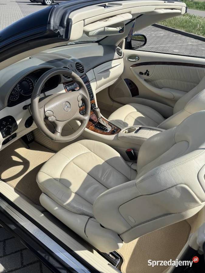 MercedesBenz CLK550 V8 388HP 2007r KABRIOLET mazowieckie Płock sprzedam