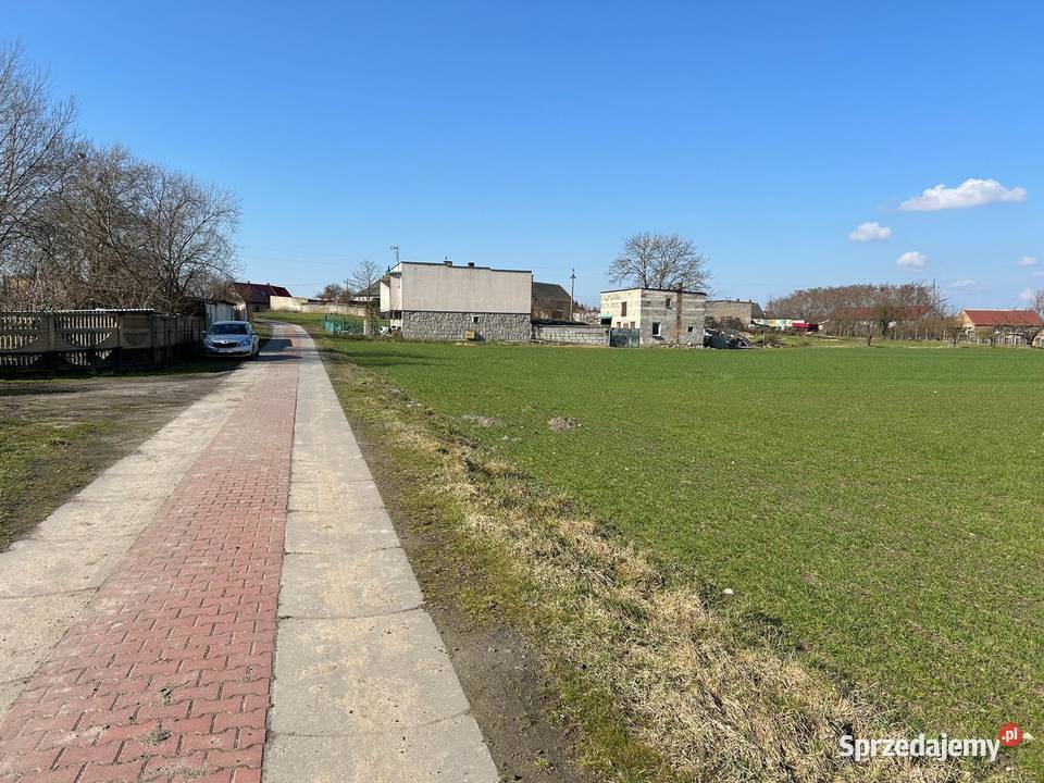Działka budowlana 944 m2 woda prąd gaz