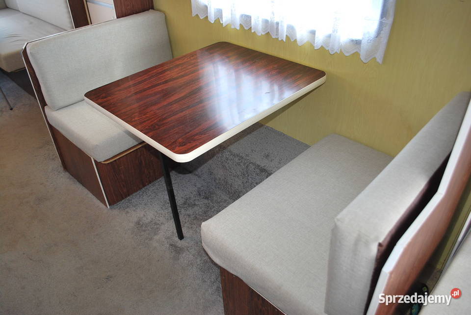 DUŻA PRZYCZEPA KEMPINGOWA KNAUS NA DZIAŁKĘ Grzebowilk