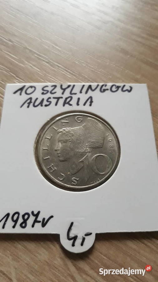 10 Szylingów Austria 1975 i 1987 r