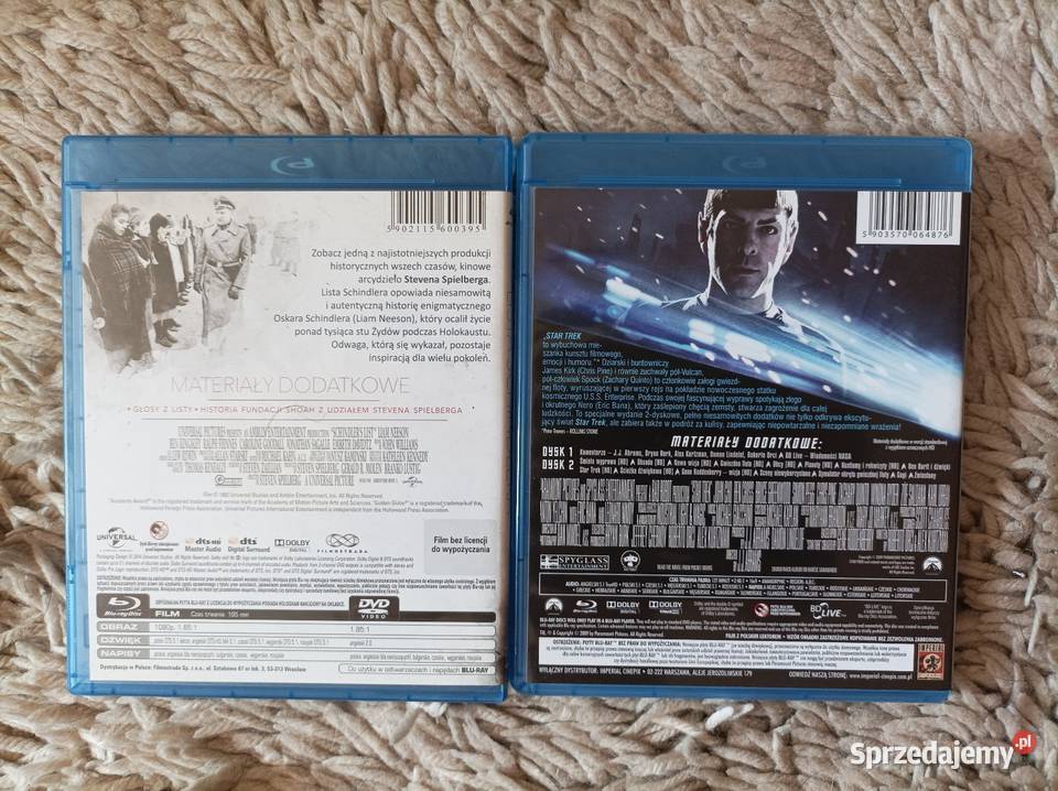 Sprzedam filmy Bluray 2 płyty Pabianice