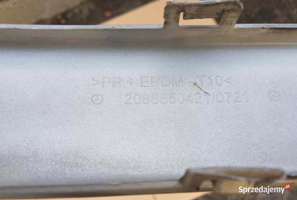 Listwa zderzaka Mercedes W208 CLK srebrna Gdańsk