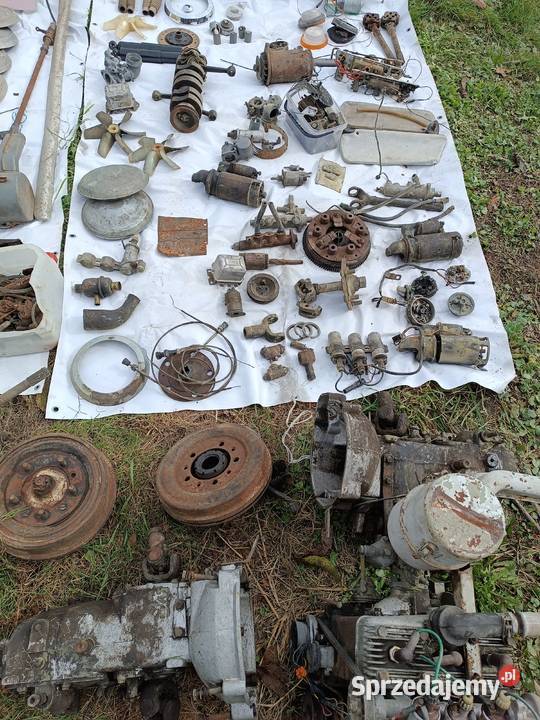 Pakiet części Syrena błotniki maska silniki Pozostałe sprzedam