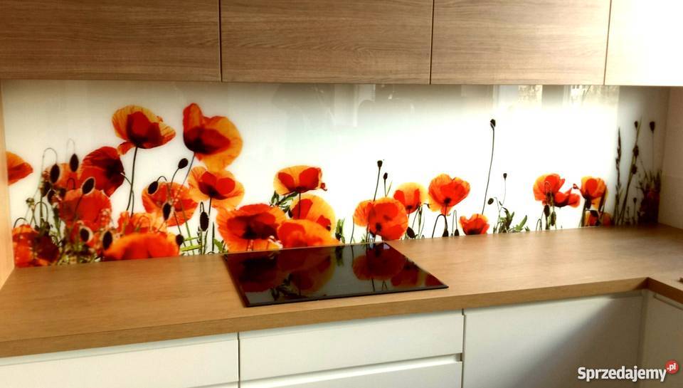 Szklane panele kuchenne backsplash Katowice