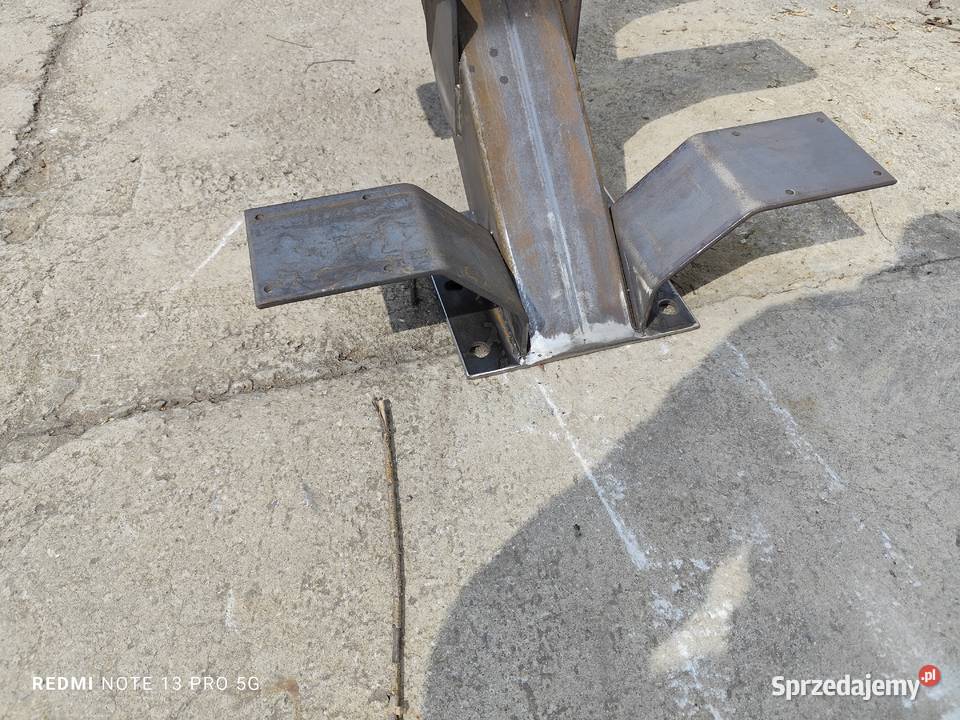 Konstrukcja metalowa schodów drewnianych wejście Elżbieta sprzedam