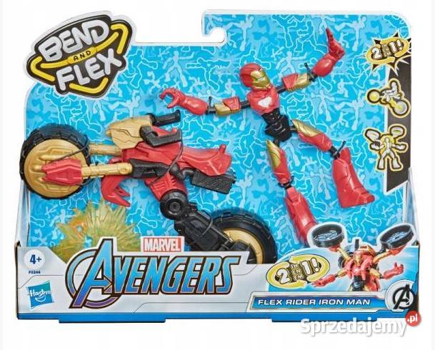 Marvel Avengers Flex Rider Iron Man Książ Wielkopolski