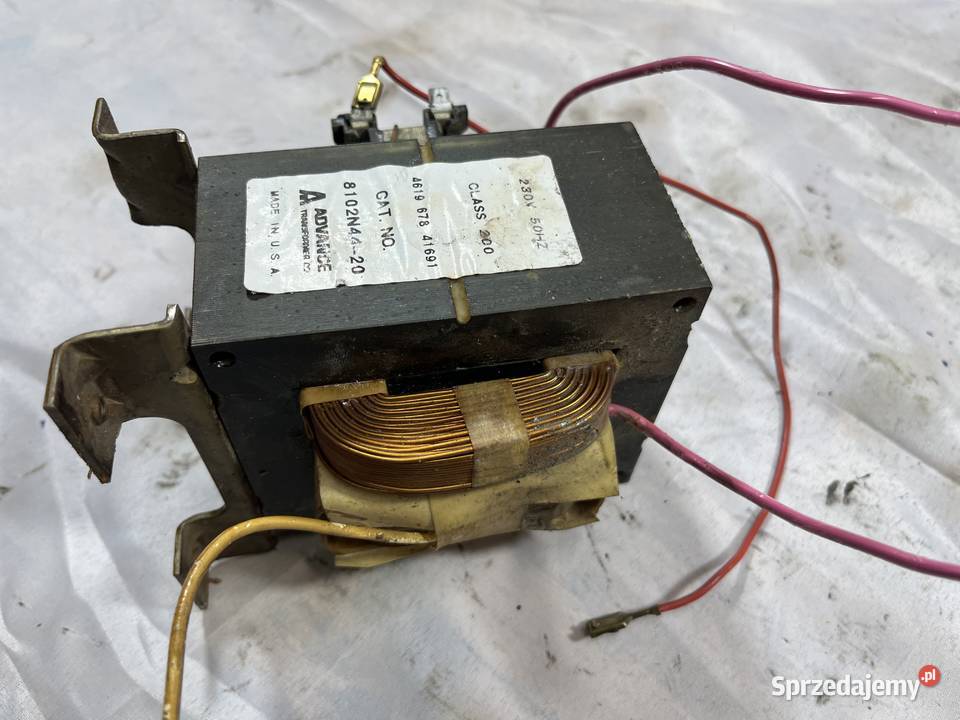 transformator wysokonapięciowy Advance 230V 50Hz Brańsk sprzedam