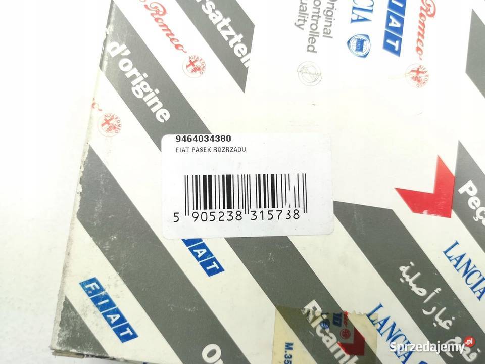 PASEK ROZRZĄDU FIAT ULYSSE 20 JTD ORYGINALNY ASO osobowe