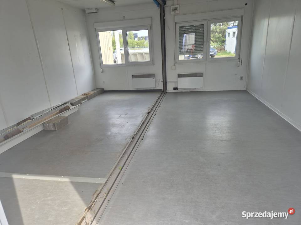 Duo salka podwójny kontener biurowy 30m2 Magazynowanie Gdańsk