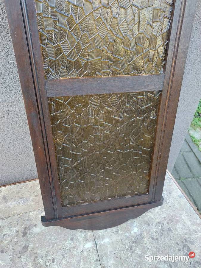Szafka witrynka z obudowy starego zegara 1930r Tczew