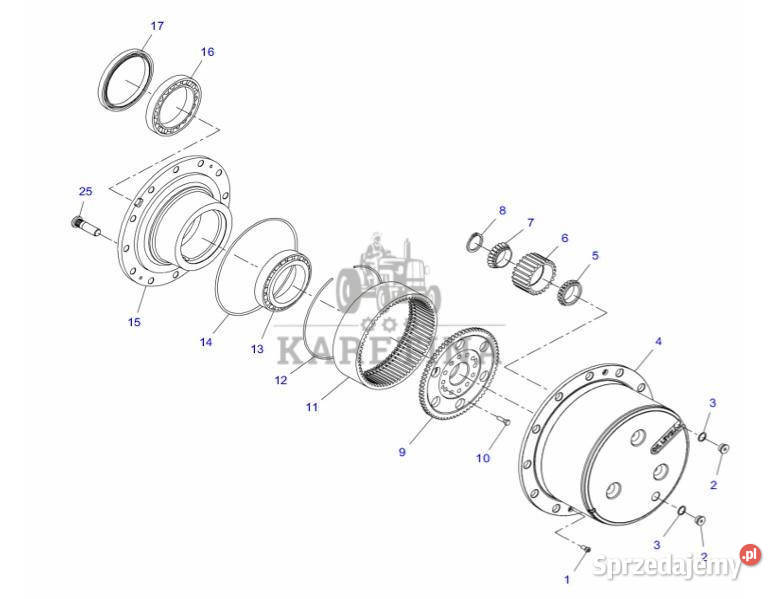 Fendt 930 933 936 939 942 GEN 7 Zwolnica