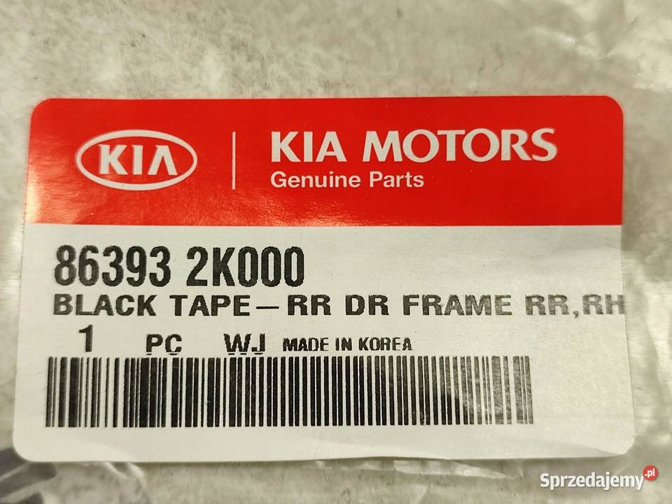 NAKLEJKA DRZWI PRAWY TYŁ KIA SOUL MT 20102013 Emblematy