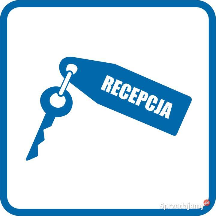 Naklejka znak informacyjny recepcja RA026 Biuro Kamionna sprzedam