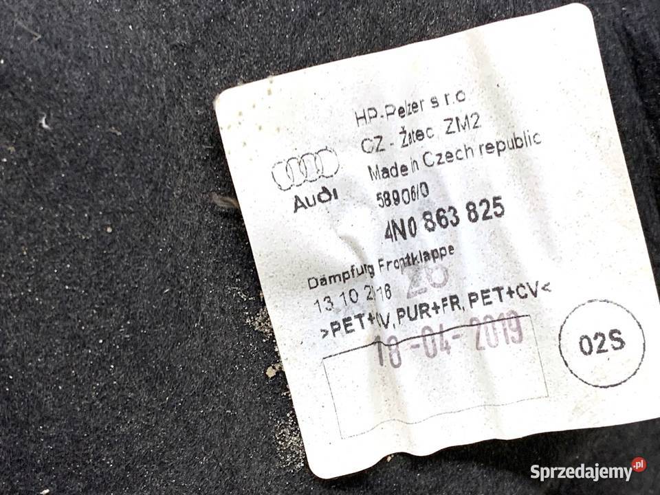 WYGŁUSZENIE MASKI AUDI A8 D5 SedanLimuzyna