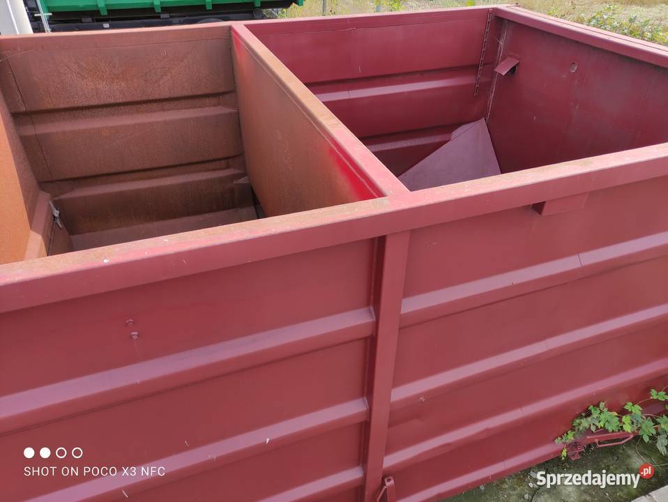 Kontener Hakowy do zboża pelletu 4 komorowy