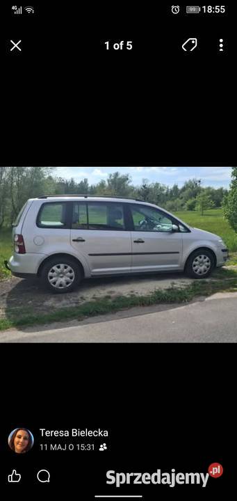 VW Touran 19 d dolnośląskie Oława