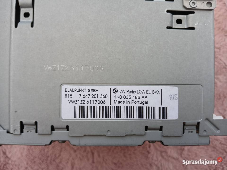 Radio samochodowe golf VI zachodniopomorskie Jatki