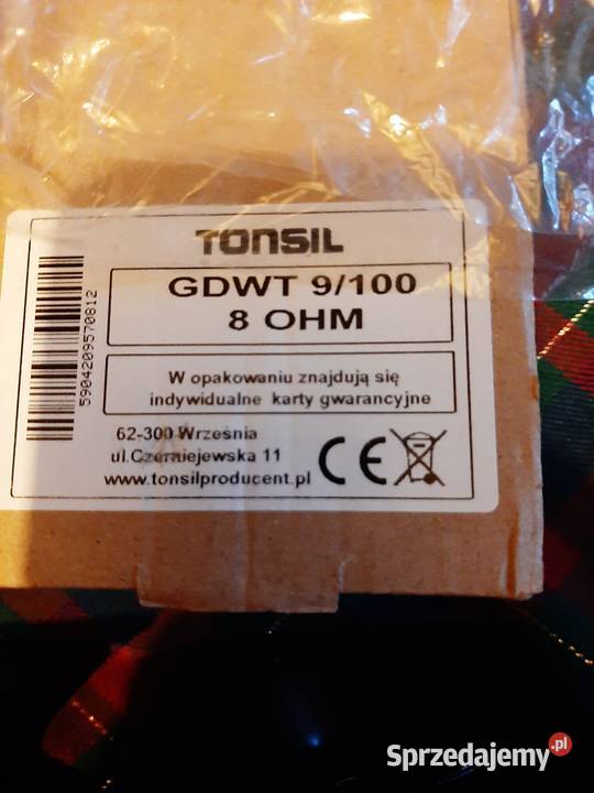 Głośniki wysokotonowe Tonsil GDWT 9100 para Szczecin