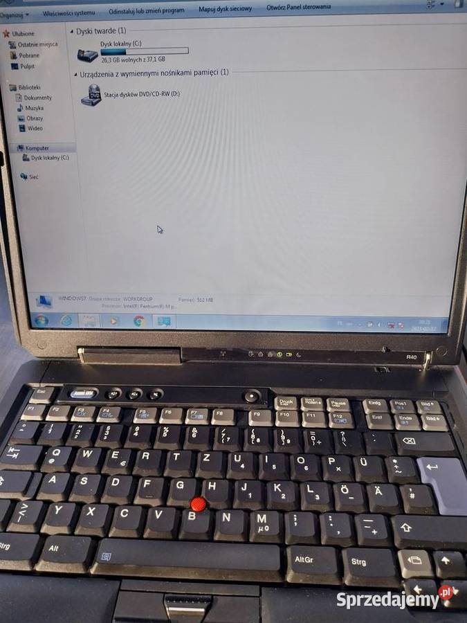 Laptop IBM R series 15 diagnostyka samochodów Grodzisk