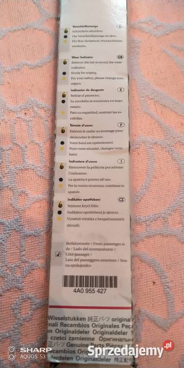 Vw Audi pióro wycieraczki osobowe Łódź sprzedam