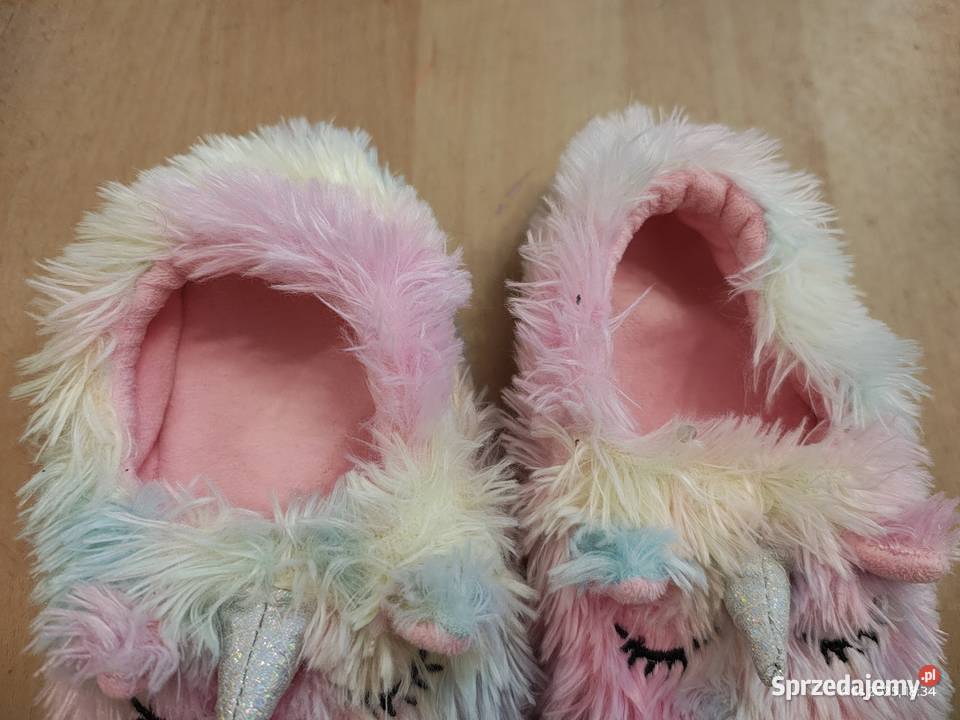 Kapcie papcie dziewczynki jednorożec dziewczynka Szczecin sprzedam