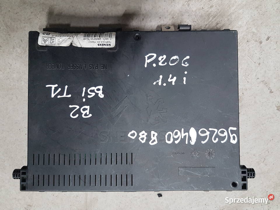 PEUGEOT 206 14 BENZYNA MODUL BSI T1 BSI B2 wielkopolskie Turek