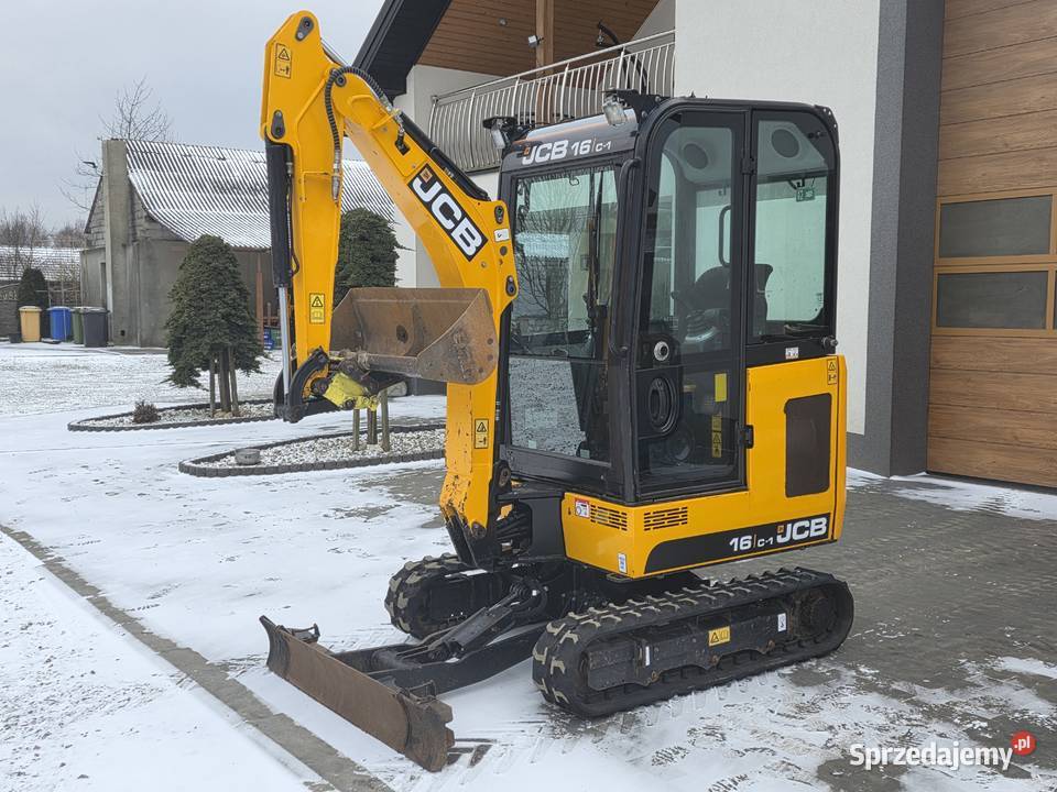 JCB 16 C1 mini koparka 3 łyżki szybkozłącze Bieliny sprzedam