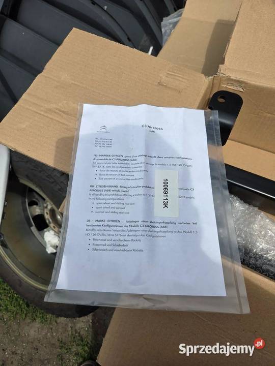 Hak holowniczy Opel Crossland X 1659319880 Holowanie