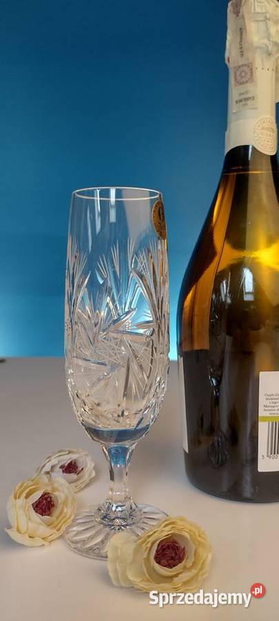 Kieliszki kryształowe styl Glamour Luksusowy
