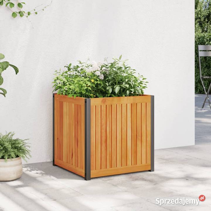 vidaXL Donica ogrodowa 45x45x44 lite drewno Pozostałe Warszawa sprzedam