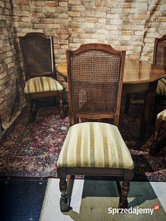 Dębowy stół z krzesłami Sandomierz