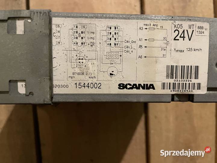 TACHOGRAF ANALOGOWY SZUFLADKOWY SCANIA R