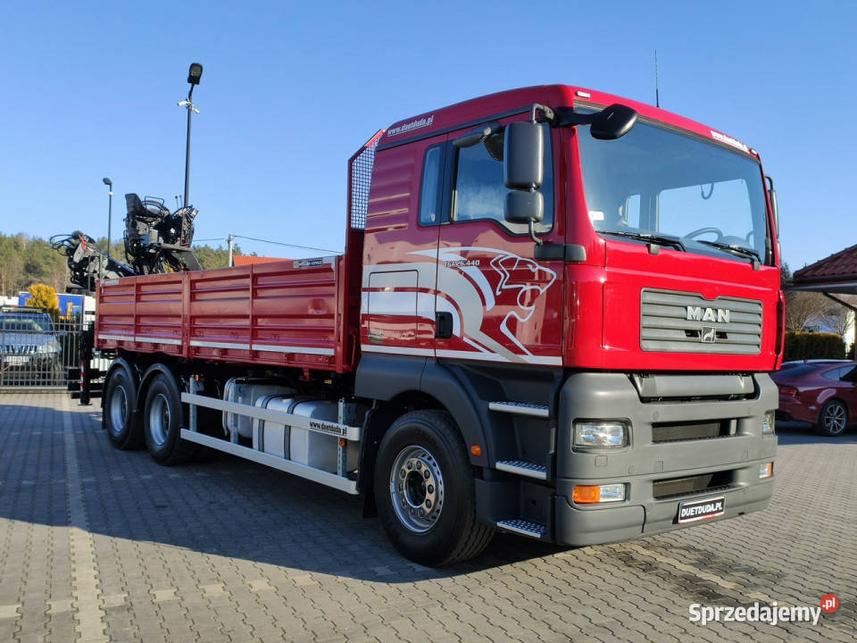 MAN Man 26440 6x4 HDS HIAB 166 B3 DUO Wywrotka świętokrzyskie Widełki