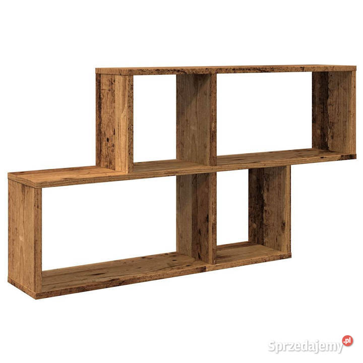 Półka ścienna stare drewno 100x18x53 WM856592 mazowieckie Warszawa sprzedam