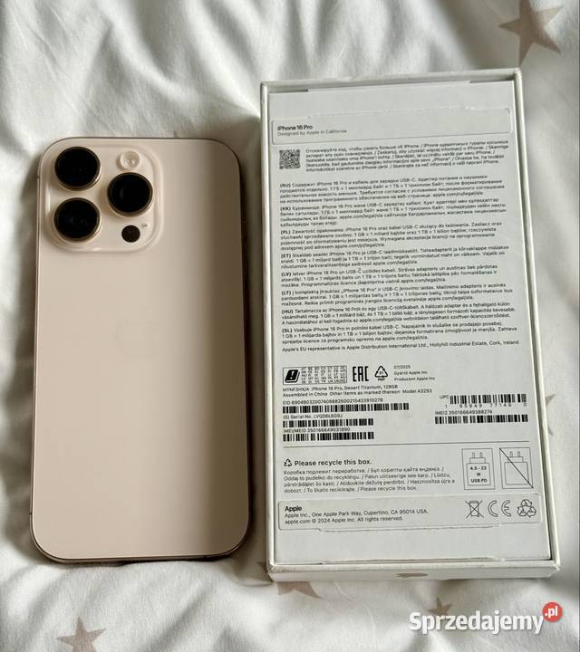 iPhone 16Pro 128Gb 100 kondycji NA GWARANCJI Kraków sprzedam