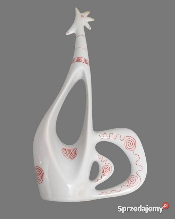 Look kogut porcelanowy pikasiak lata 60te wys Bronisze