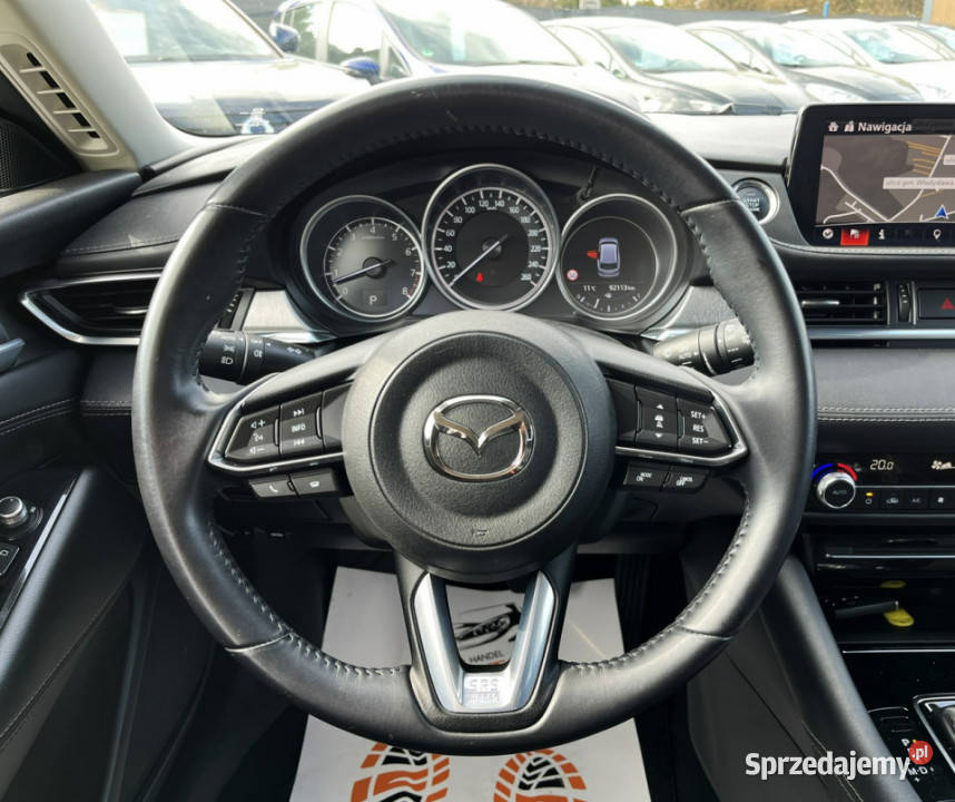 Mazda 6 Automat Navi Biała Perła Salon HUD III czujnik martwego pola 6